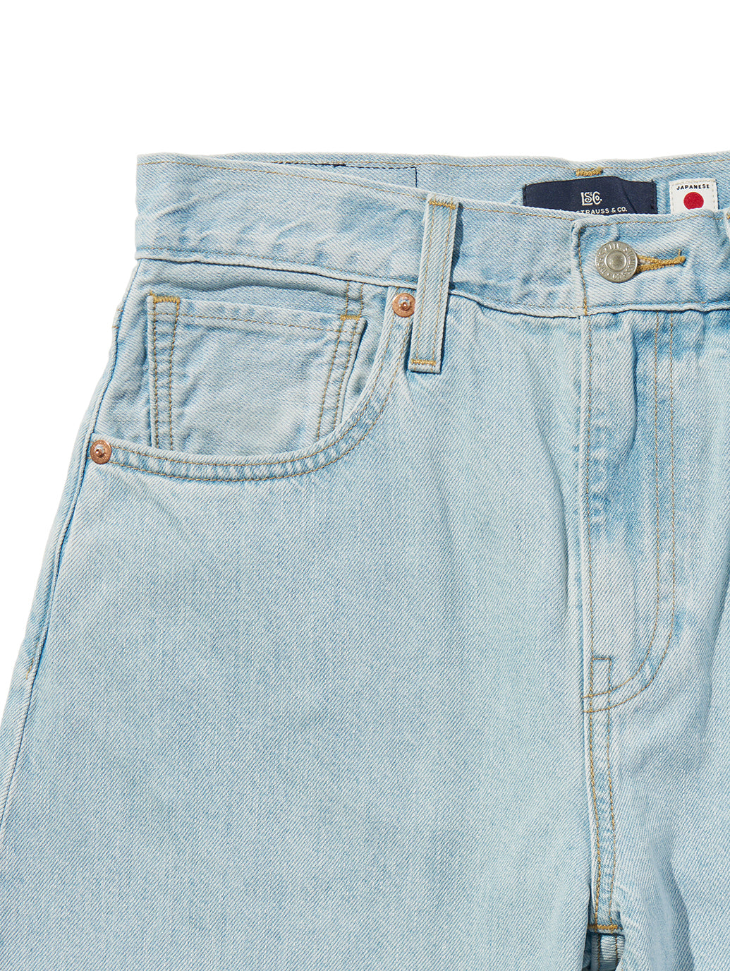 BLUETAB™ DROP バレルジーンズ ライトインディゴ