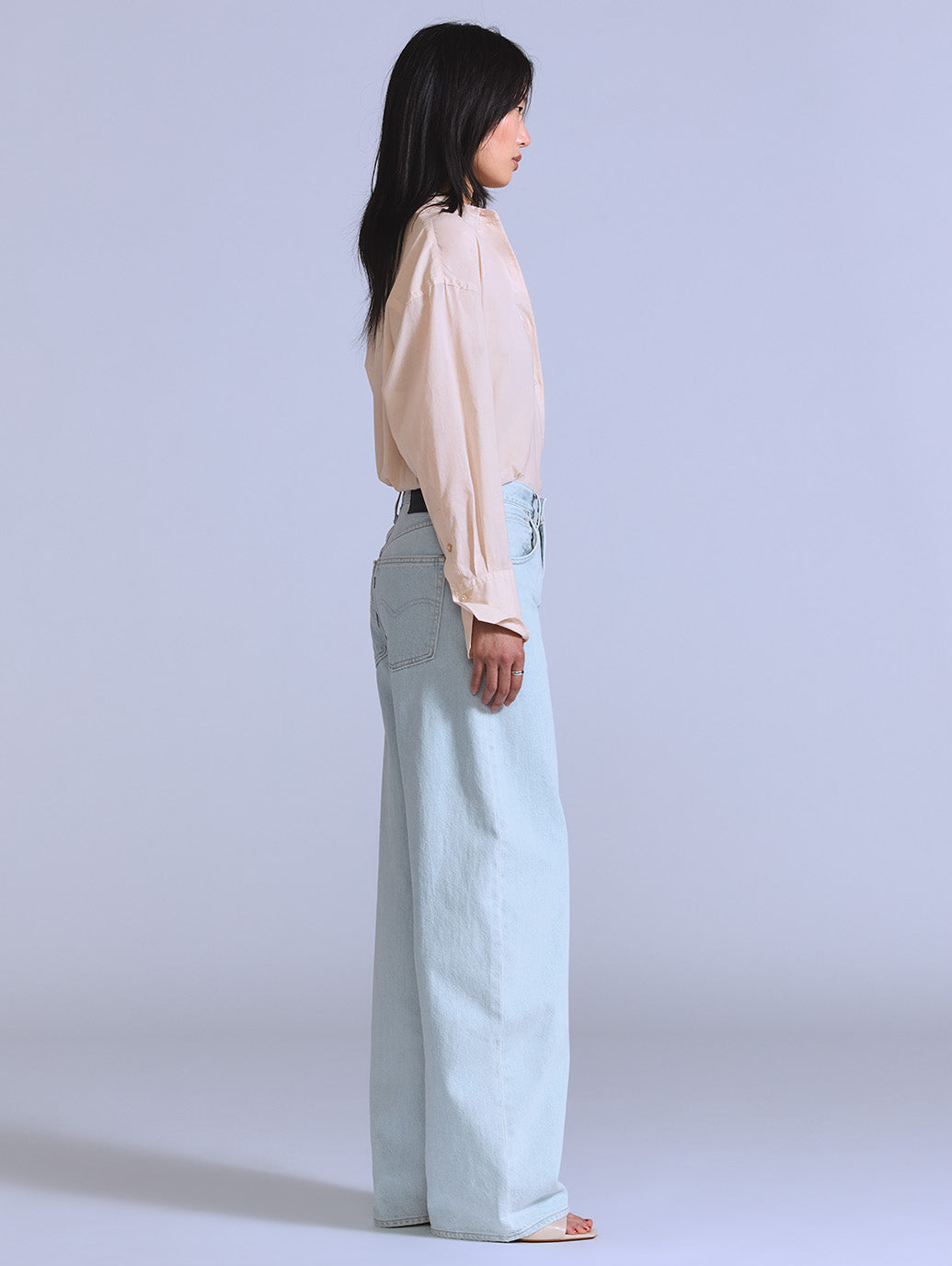BLUETAB™ DROP バレルジーンズ ライトインディゴ