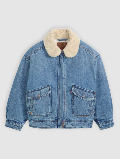 シェルパ ボンバージャケット