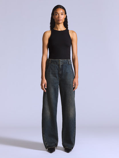 BLUETAB™ MOTO ジーンズ ダークインディゴ