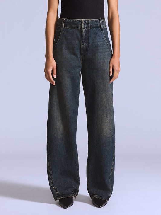 BLUETAB™ MOTO ジーンズ ダークインディゴ