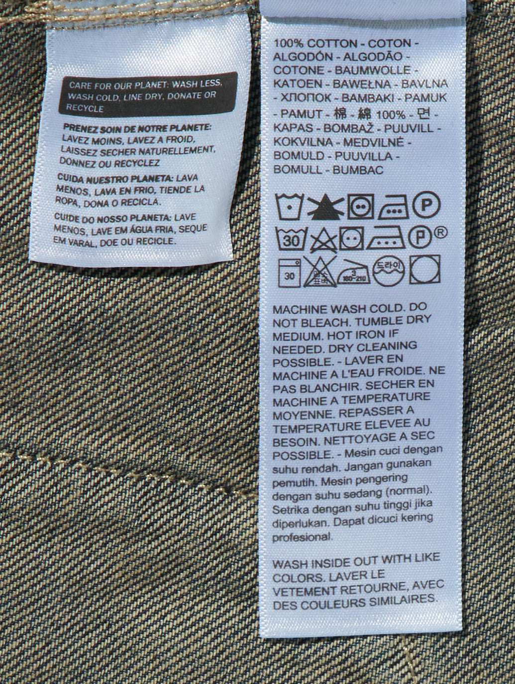 BLUETAB™ MOTO ジーンズ ダークインディゴ