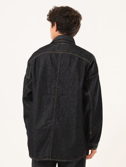 ツイステッドジャケットジャケット ダークインディゴ