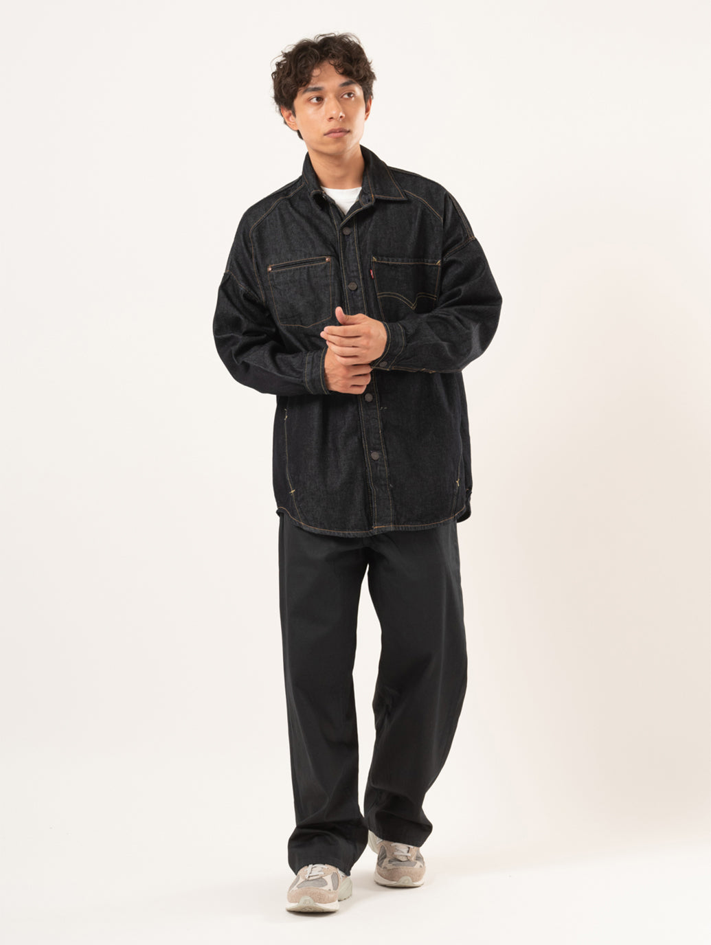 ツイステッドジャケットジャケット ダークインディゴ