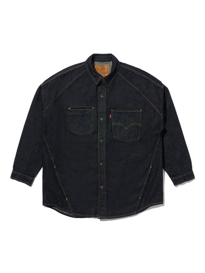 ツイステッドジャケットジャケット ダークインディゴ