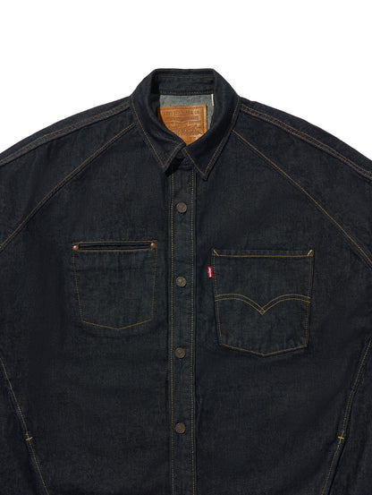 ツイステッドジャケットジャケット ダークインディゴ