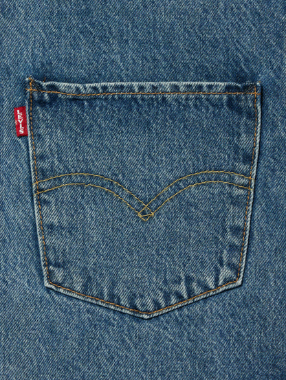 ツイステッドジャケットトラッカージャケット ミディアムインディゴ