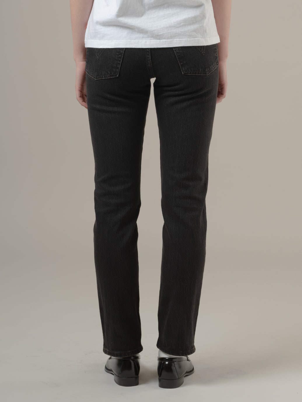 WEDGIE スリムジーンズ ブラック