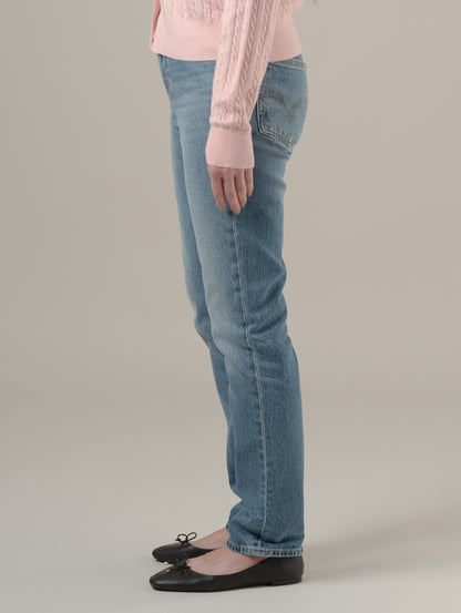 WEDGIE スリムジーンズ ミディアムインディゴ