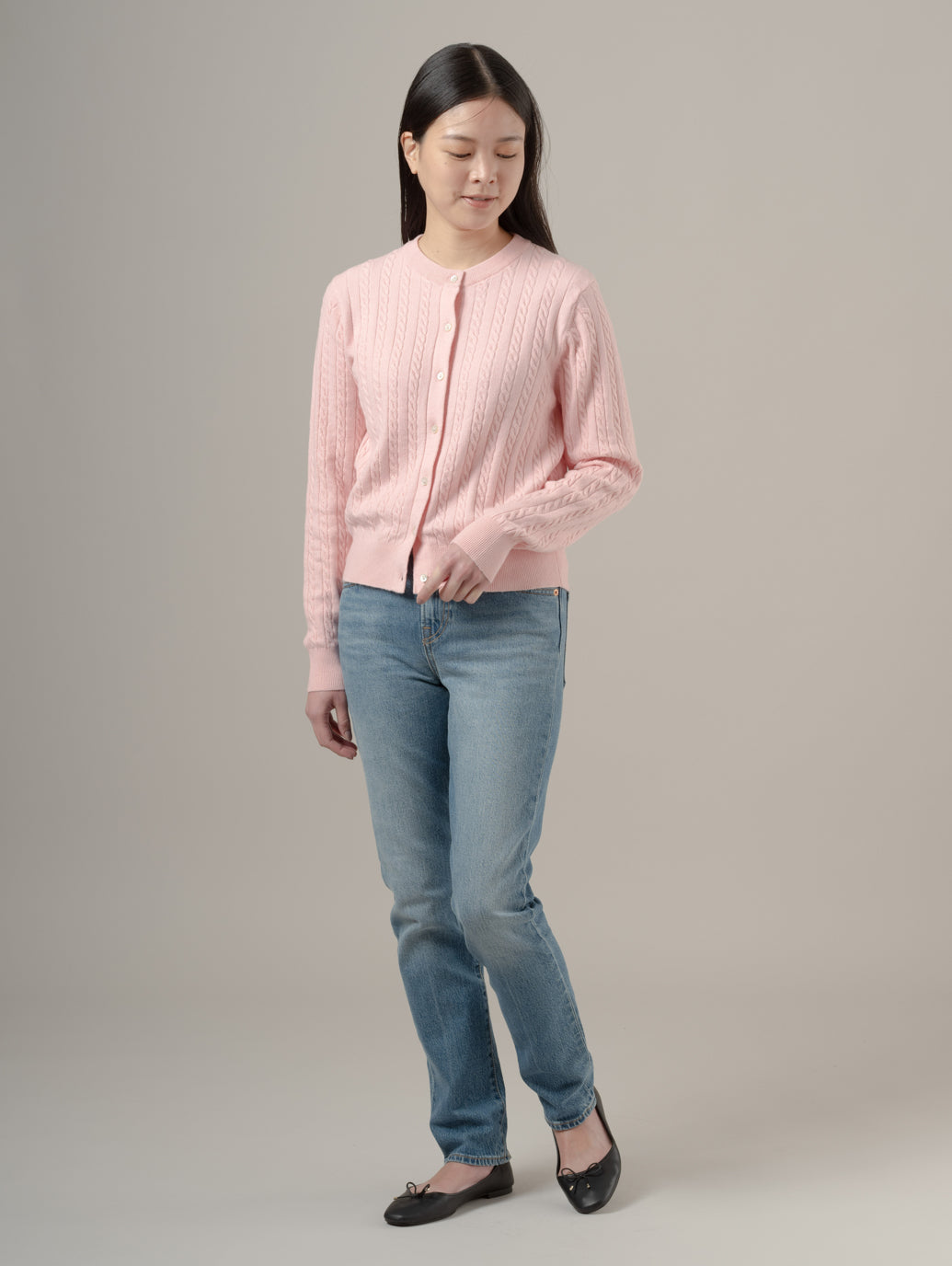 WEDGIE スリムジーンズ ミディアムインディゴ