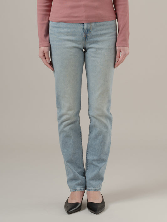 WEDGIE スリムジーンズ ミディアムインディゴ