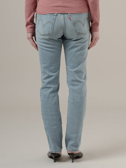 WEDGIE スリムジーンズ ミディアムインディゴ