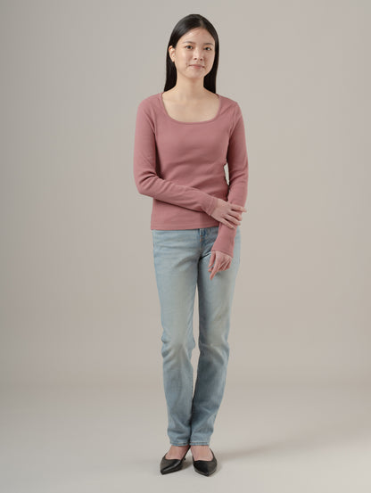 WEDGIE スリムジーンズ ミディアムインディゴ