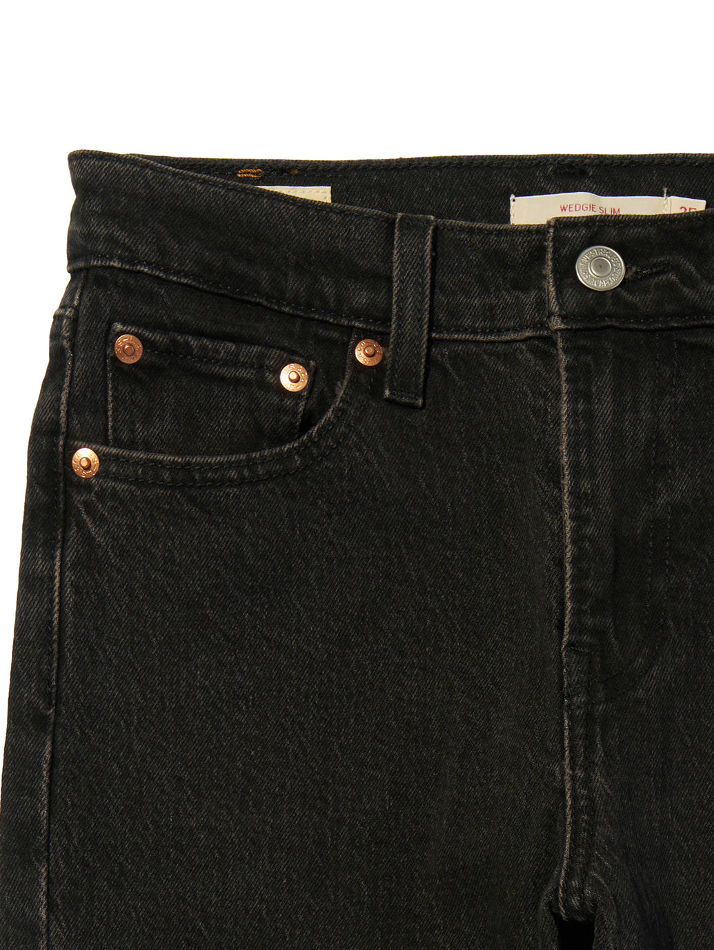 WEDGIE スリムジーンズ ブラック