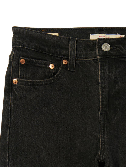 WEDGIE スリムジーンズ ブラック