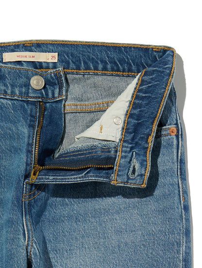 WEDGIE スリムジーンズ ミディアムインディゴ
