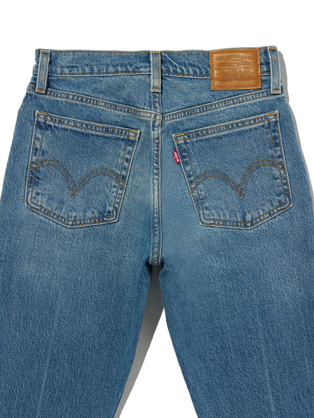 WEDGIE スリムジーンズ ミディアムインディゴ