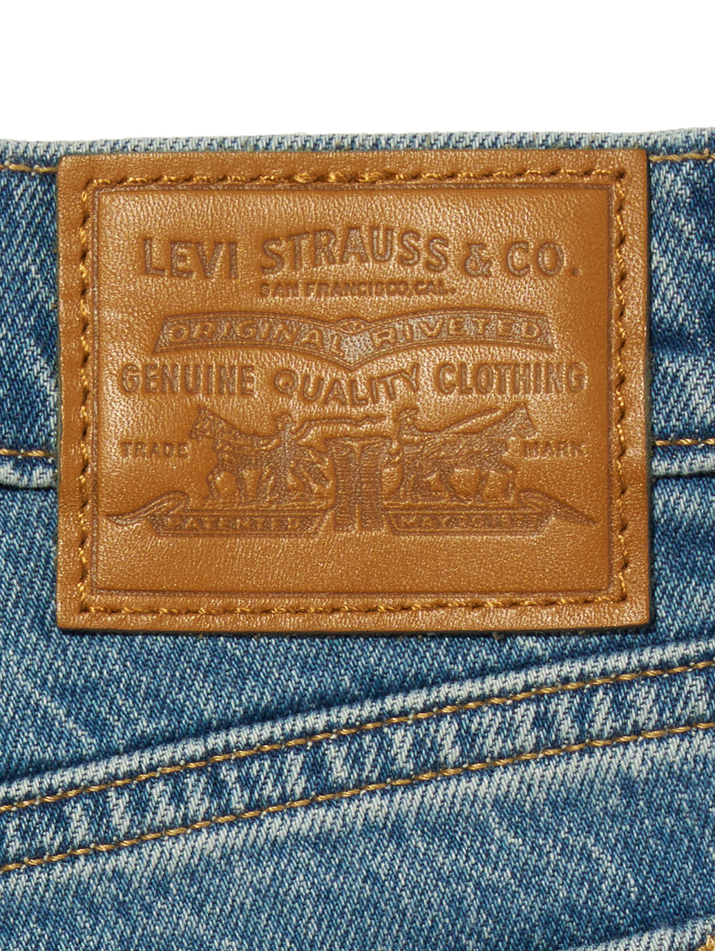 WEDGIE スリムジーンズ ミディアムインディゴ