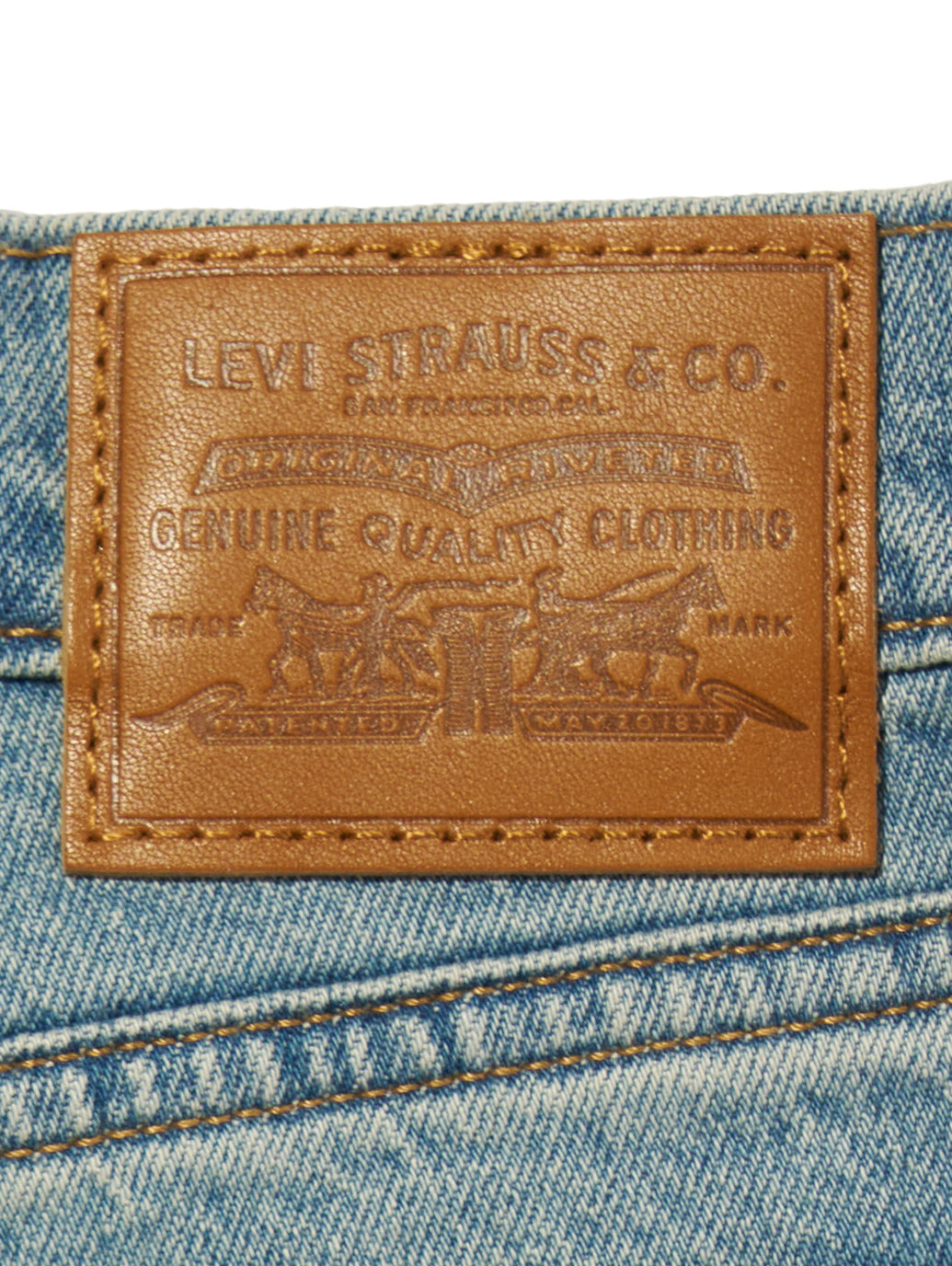 WEDGIE スリムジーンズ ミディアムインディゴ