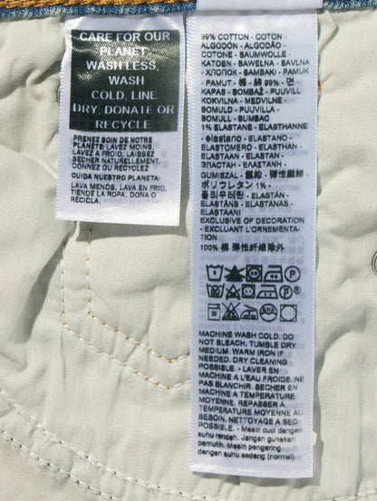 WEDGIE スリムジーンズ ミディアムインディゴ