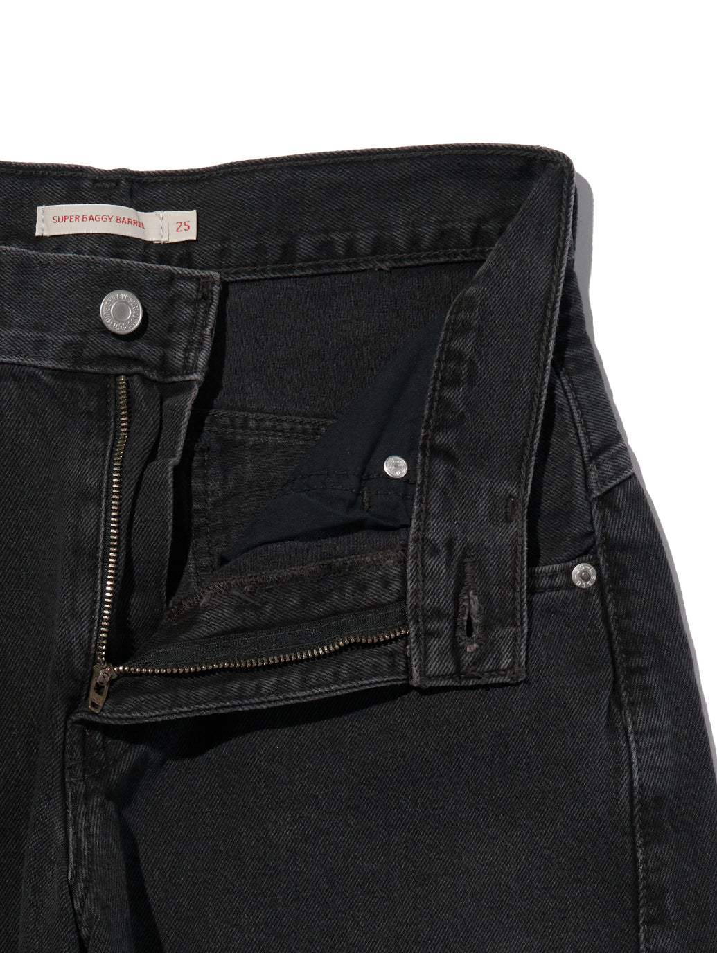 SUPER BAGGY バレルジーンズ ブラック