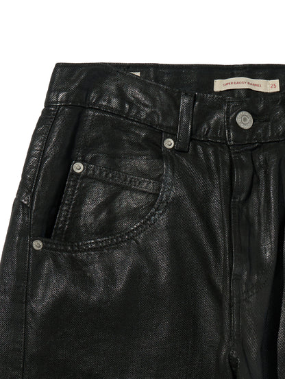 SUPER BAGGY バレルジーンズ ブラック
