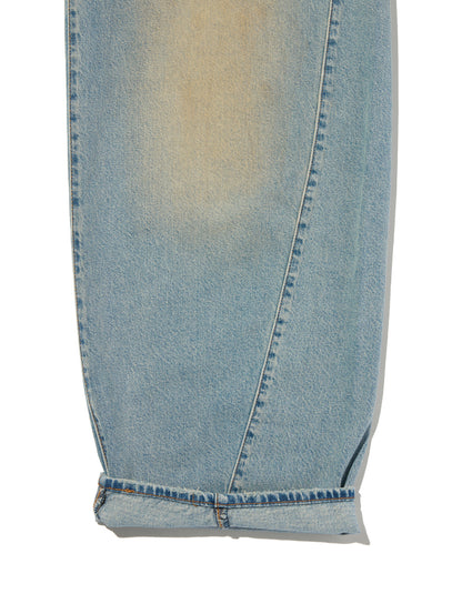 SUPER BAGGY バレルジーンズ ライトインディゴ