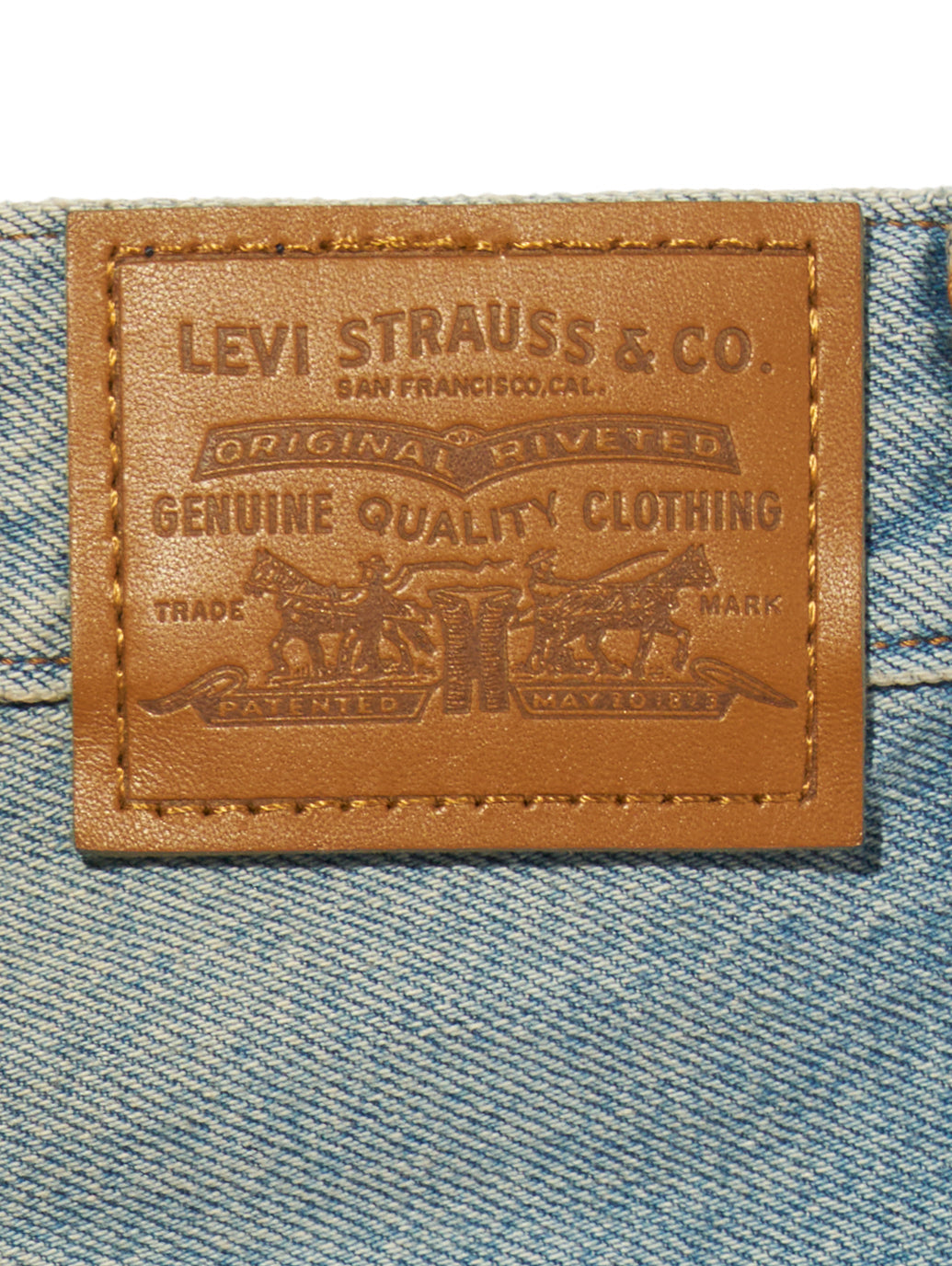 SUPER BAGGY バレルジーンズ ライトインディゴ