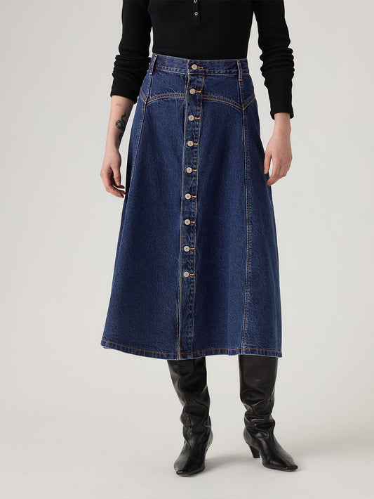 ヨーク ウエスタン デニムスカート