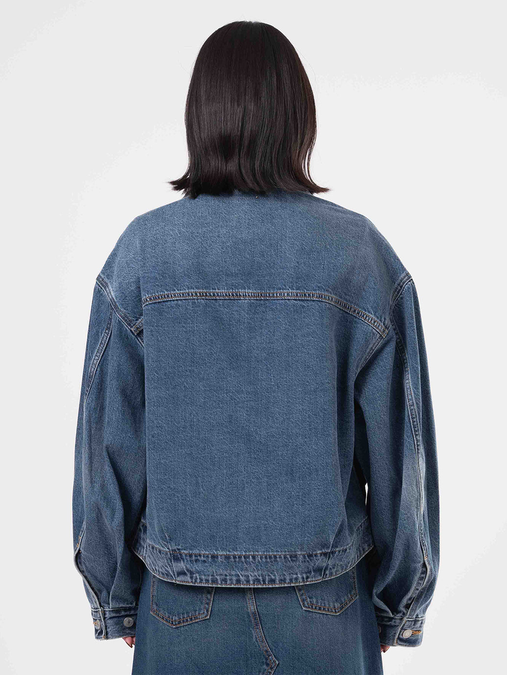 バルーンスリーブ トラッカージャケット