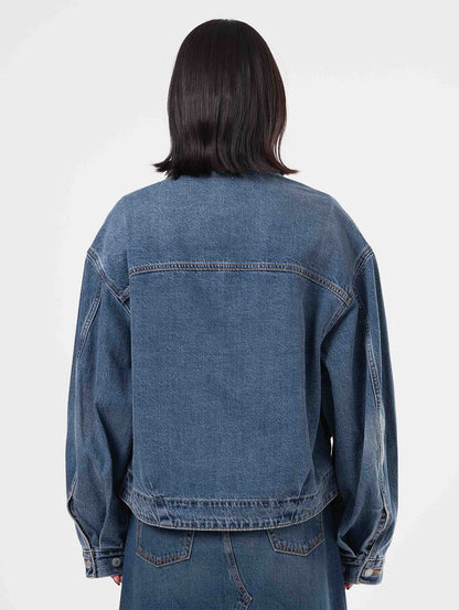 バルーンスリーブ トラッカージャケット