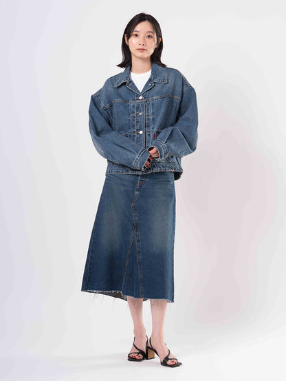 バルーンスリーブ トラッカージャケット