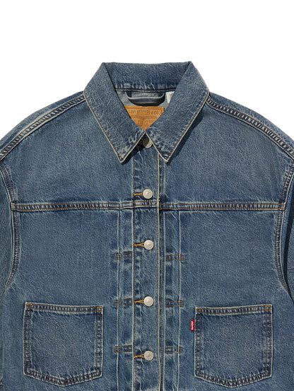 バルーンスリーブ トラッカージャケット