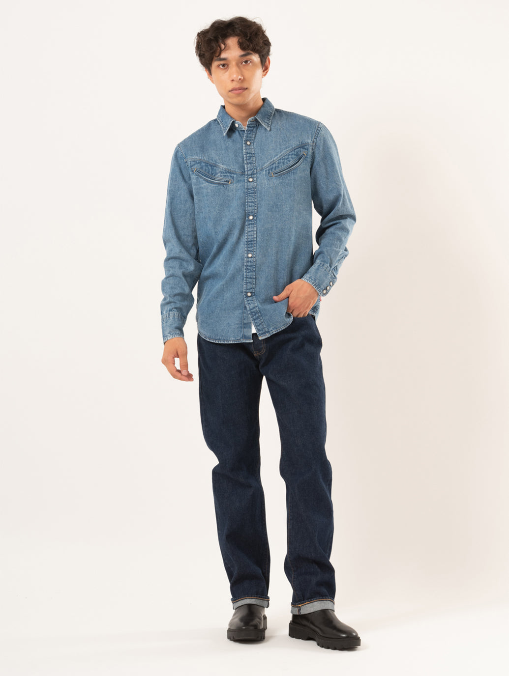 スマイリー ウエスタン シャツ