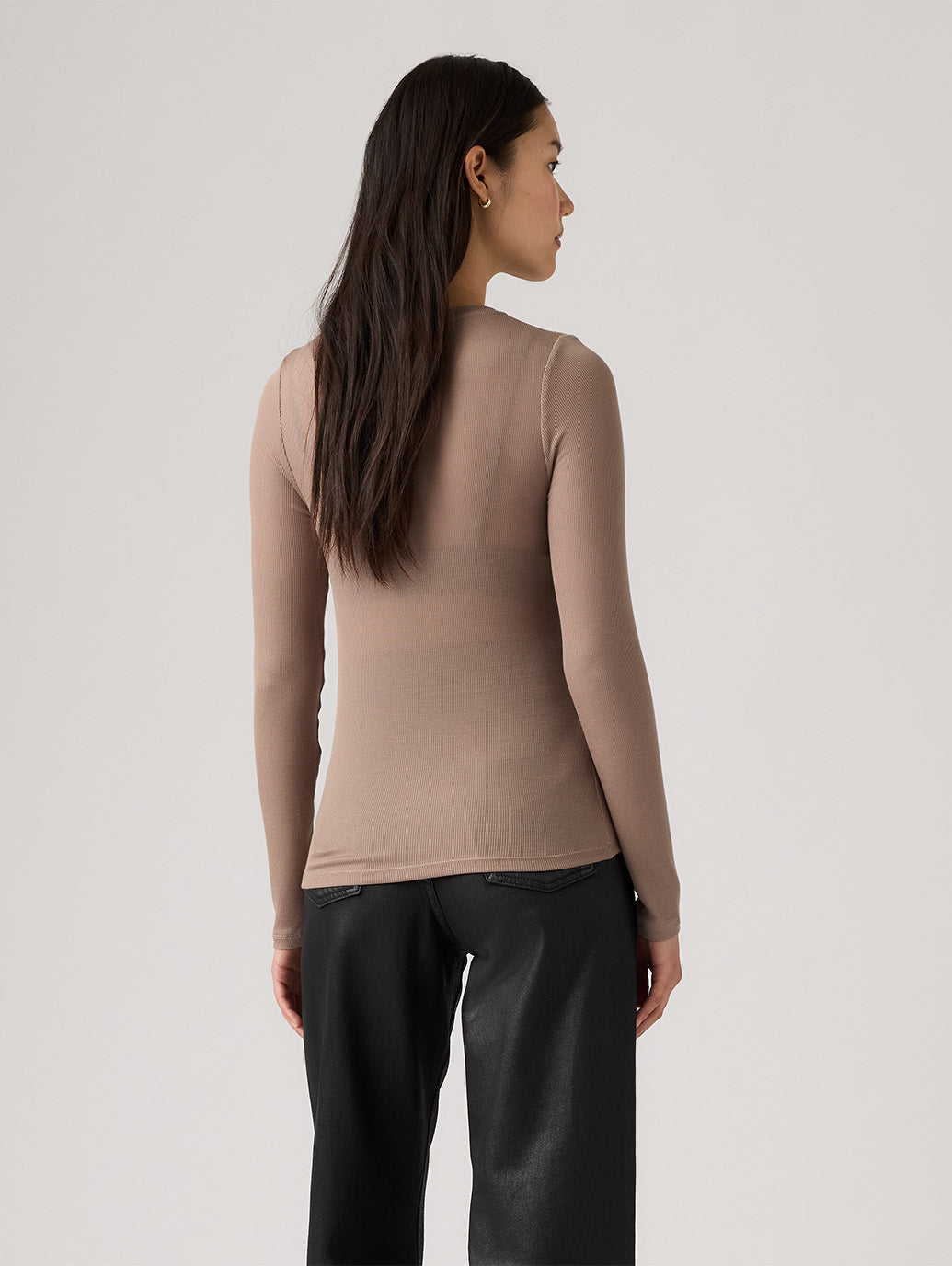 シアー ロングスリーブ レイヤードTシャツ