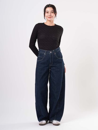 アニカ クルーネック トップ