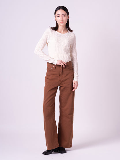 アニカ クルーネック トップ