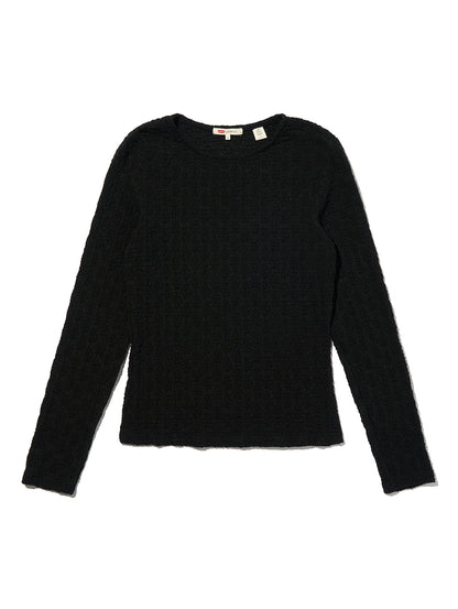 アニカ クルーネック トップ