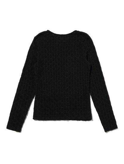 アニカ クルーネック トップ