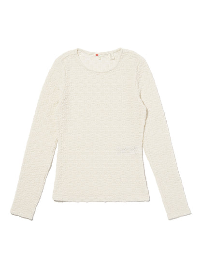 アニカ クルーネック トップ