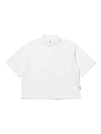 HARLIE SS クロップドシャツ