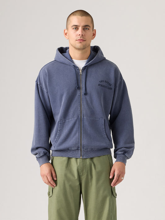 Two Horse ジップアップ スウェットシャツ