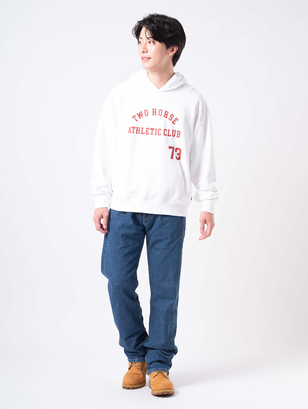 Two Horse クロップド フーディ