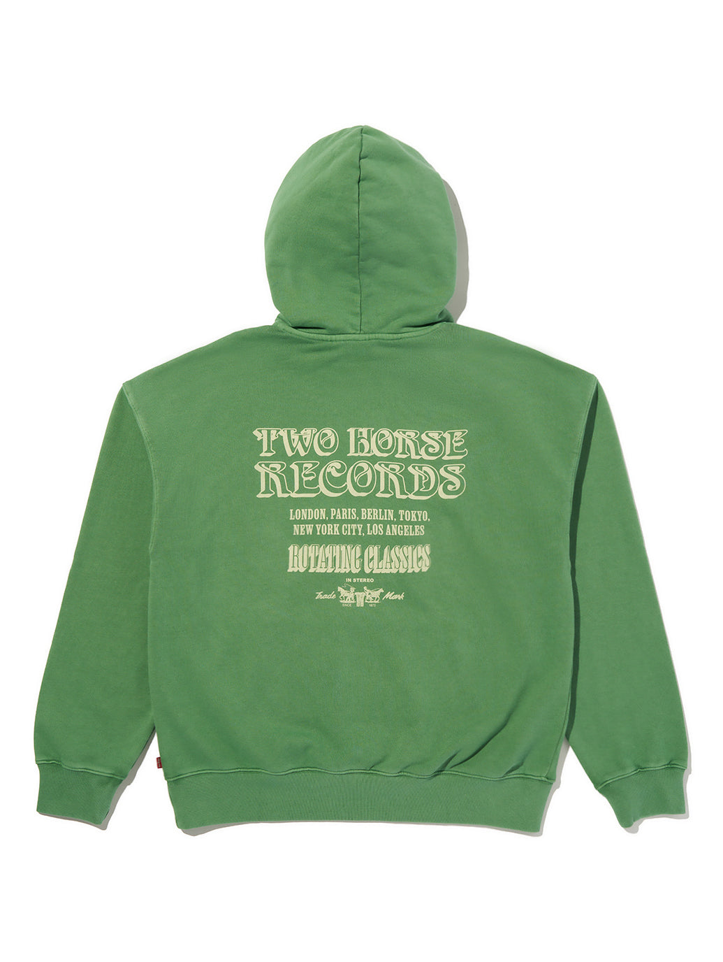 TWO HORSE クロップド フーディー