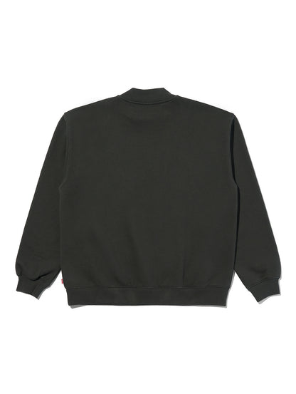 モックネックスウェットシャツ