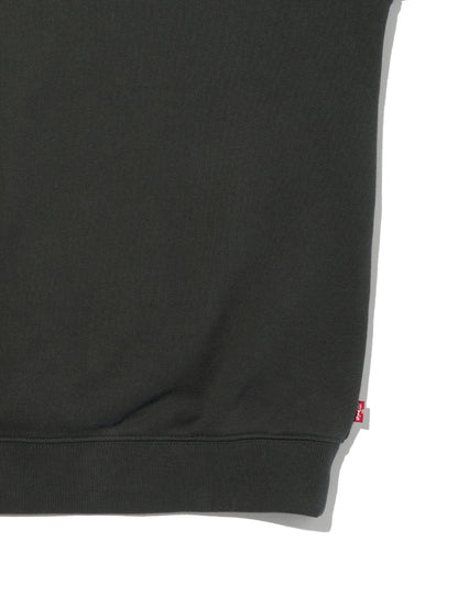 モックネックスウェットシャツ