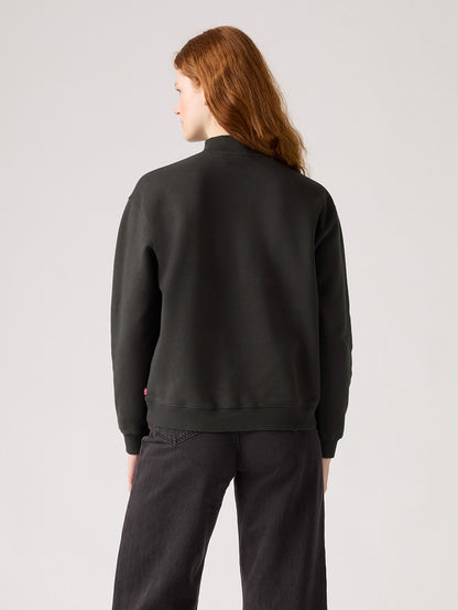 モックネックスウェットシャツ