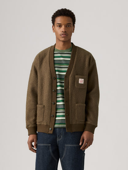 WORKWEAR カーディガン ブラウン