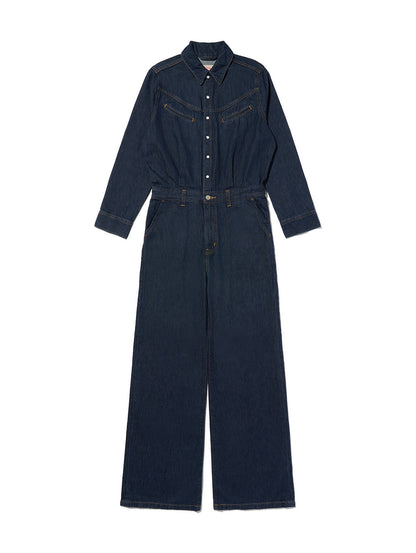 リノア ワイドレッグ ジャンプスーツ