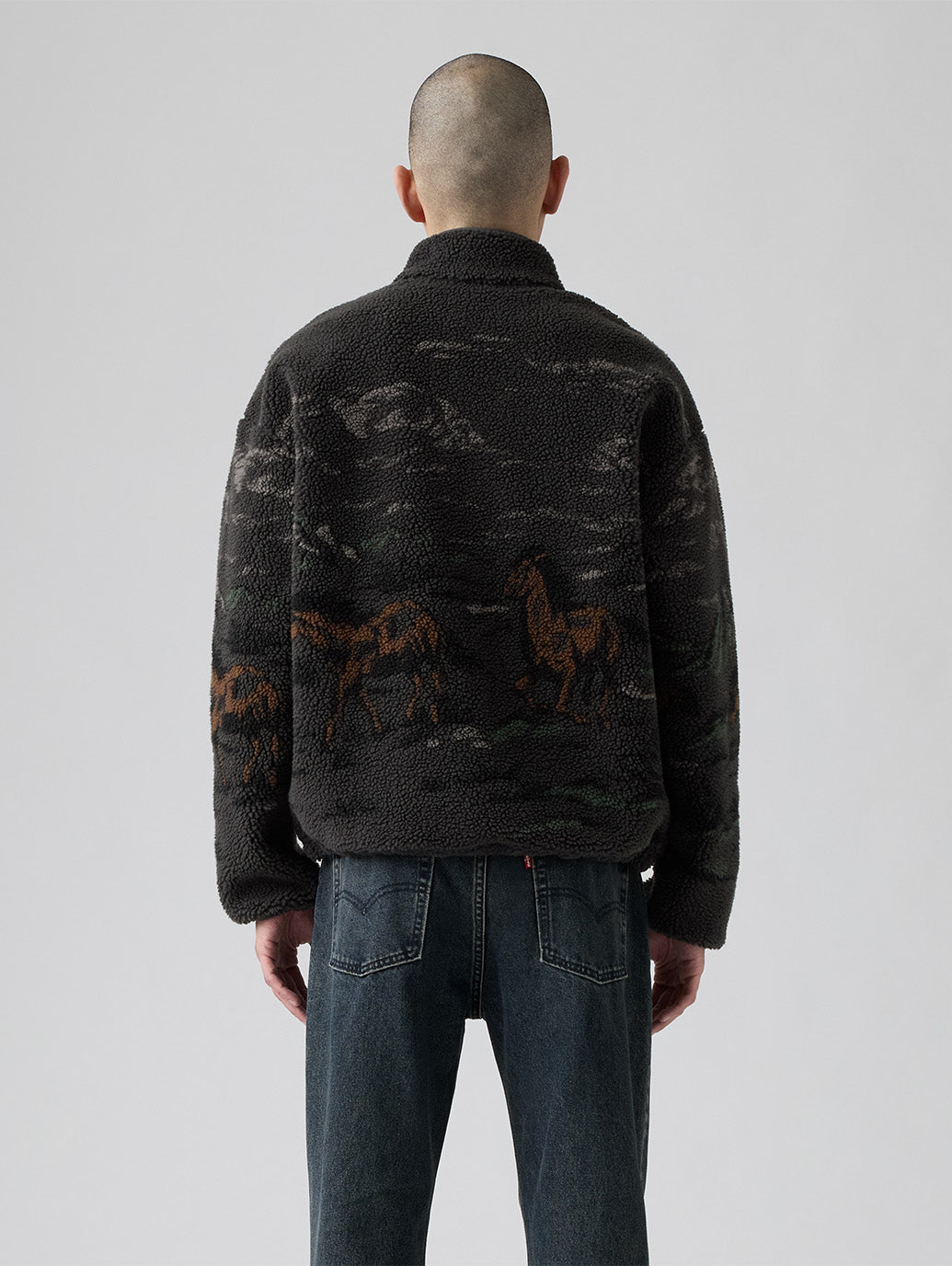 ハーフジップフリース